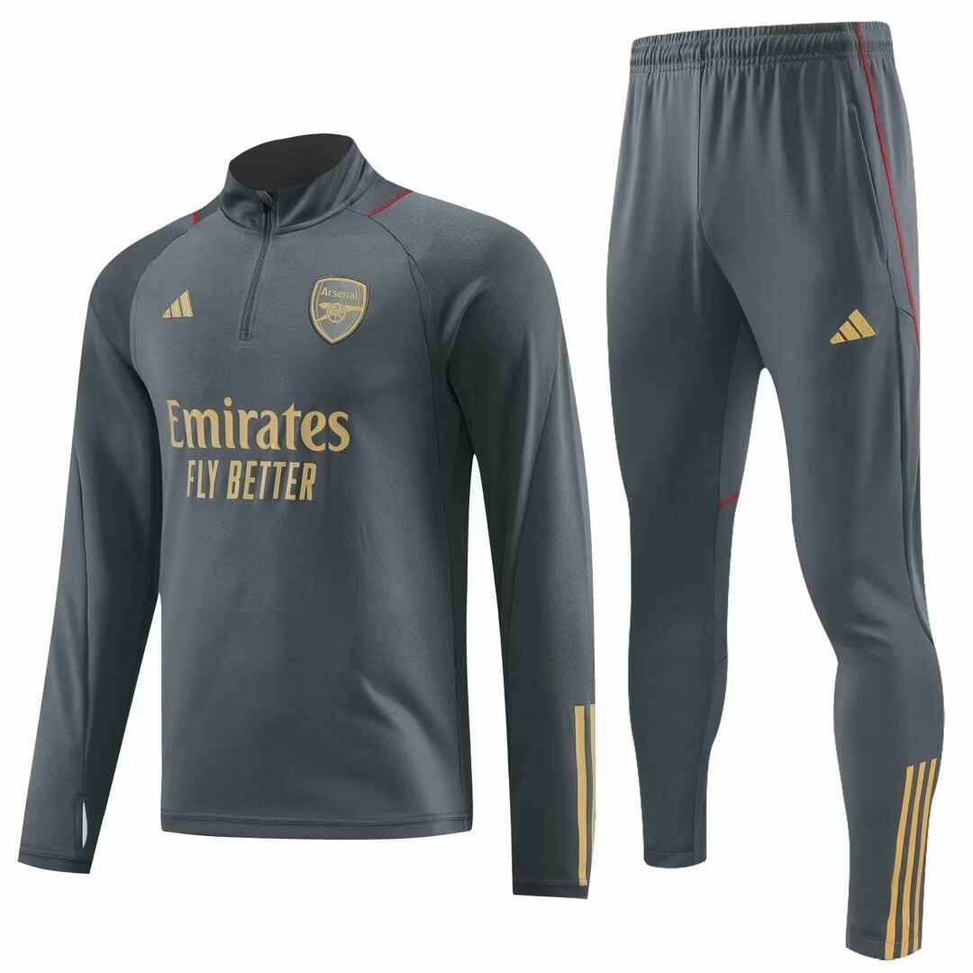 AAA Quality Arsenal 23/24 Tracksuit - Grey
